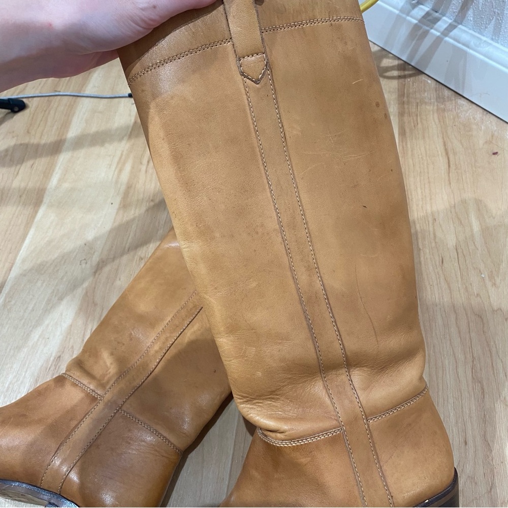 Vintage Tan Campus Boots (8) - Picture 11 of 11